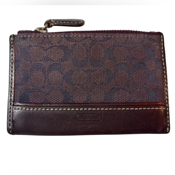 Coach Handbags - Coach Mini Skinny Id Case In Signature Canvas
